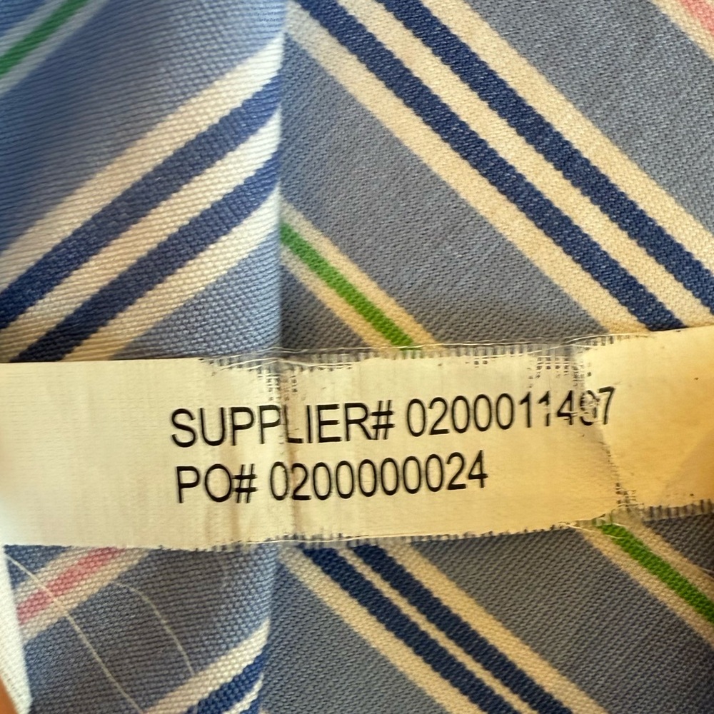 RALPH LAUREN Classic Fit Blue Multi Stripe Button Down Shirt M - Picture 9 of 9